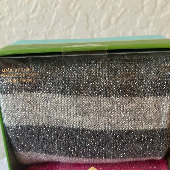 Kate Spade:  Gray & Pink Socks Set - Picture 13 of 16